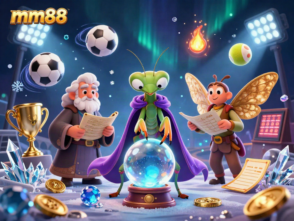 Experience mm88 with winning sports bets in a vibrant, dynamic 3D casino scene.
