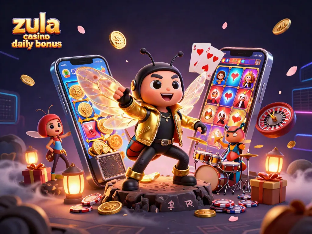 Zula Casino daily bonus brings excitement with 10,000 Gold Coins and 1 Sweeps Coin for daily logins.