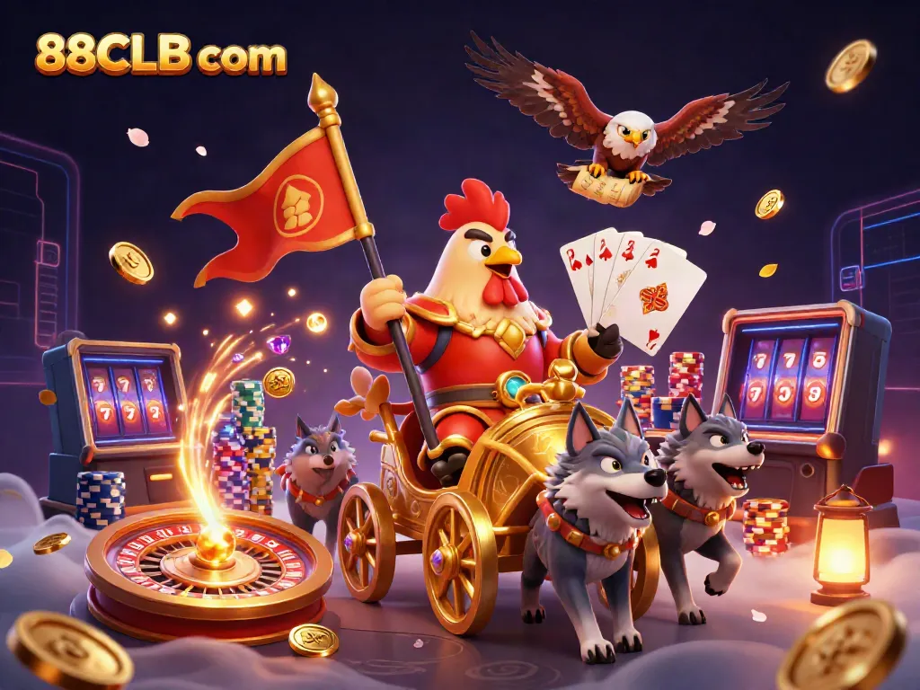 Experience thrilling gaming at 88CLB com with a dynamic scene of adventure and chance.