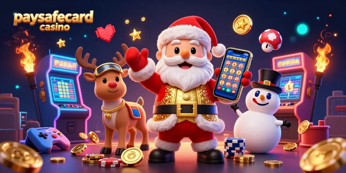 Menangkan hadiah besar di dunia paysafecard casino dengan Santa Claus, dealer rusa, dan boneka salju teka-teki.