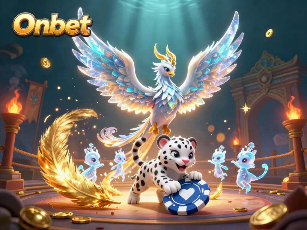 Engage in exciting gaming experiences at Onbet with colorful casino elements.