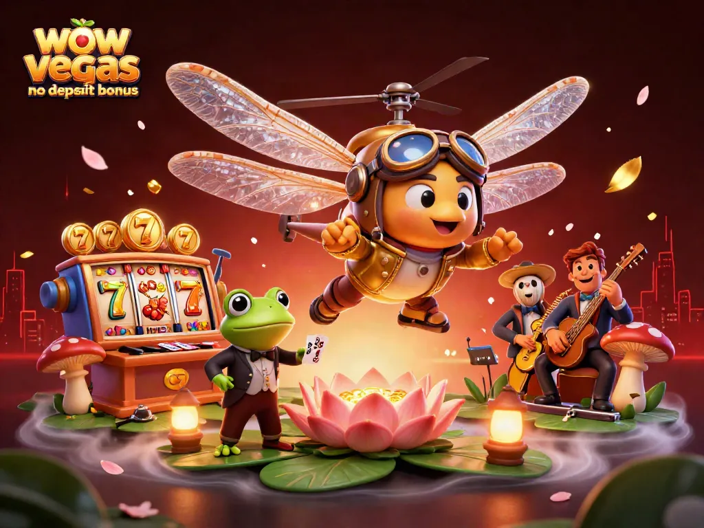 Experience the thrill of playing at WOW Vegas with no deposit bonus for new players, showcasing exciting gameplay and vibrant visuals.