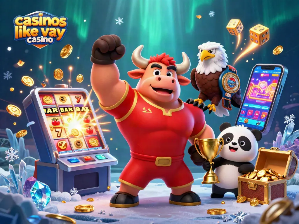 Experience casinos like yay casino with our vibrant 3D illustration showcasing thrilling gaming action.