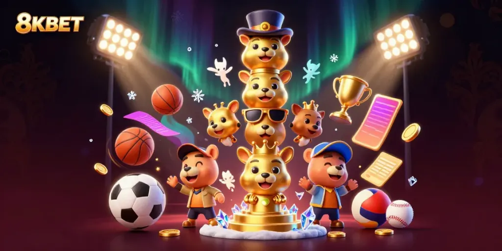 Experience thrilling gaming at 8KBET with the golden totem and exciting sports elements galore.