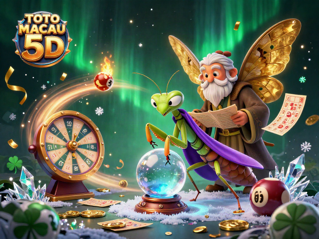 Engage with TOTO MACAU 5D lottery magic through this captivating 3D illustration