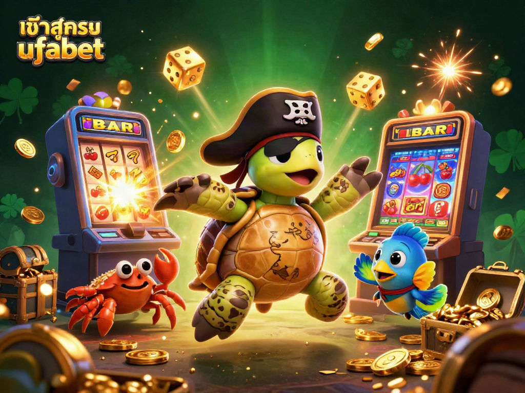 Engage with เข้าสู่ระบบ ufabet for thrilling online bets in this vibrant 3D casino scene.