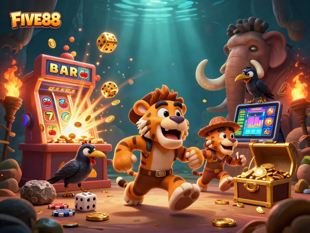 Experience the vibrant world of FIVE88 with captivating casino games and dynamic action.