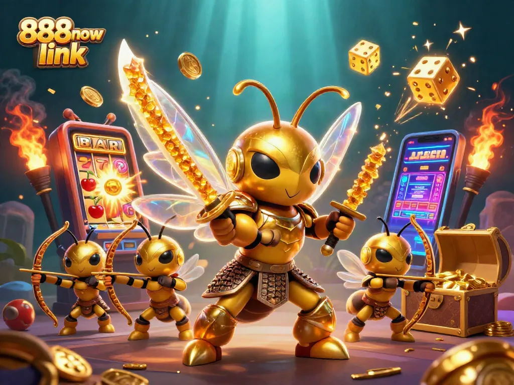 Engage with the exciting world of games at 888now link featuring immersive 3D characters and vibrant casino elements.