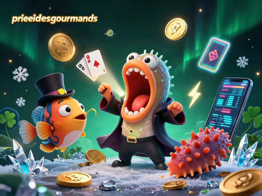 Engage in thrilling card tricks with the prieuredesgourmands inspired deep-sea casino scene featuring magical creatures.