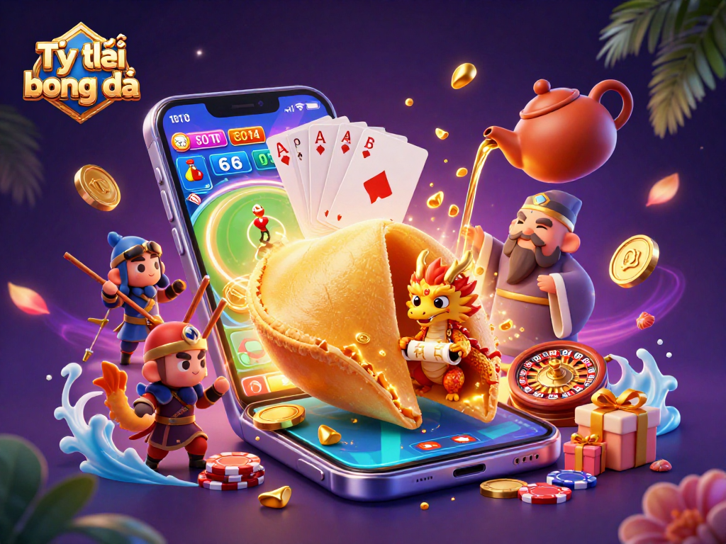 Experience the excitement of Tỷ lệ bóng đá with a 3D sports betting scene filled with fortune and fun.